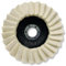 Boxonly Wool Polishing Wheel 125mm Disc Metal Polishing Angle Grinder Buffing Wheels Polishers Louver Wool Pads for Glass Marble Metal