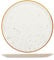 Saturnia Stains Set 6 Piatti Pizza, Porcellana Decorata, Beige, 31cm