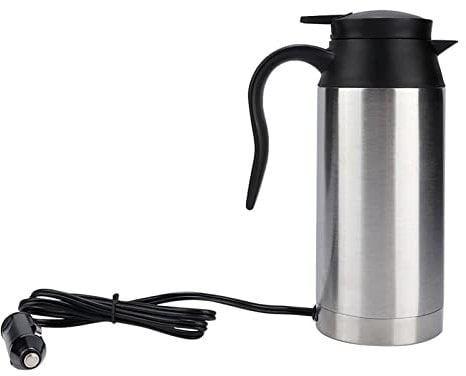 750 Ml En Acier Inoxydable Pour Voiture,Mug électrique, Chauffage électrique, Véhicule, Tasse à Boire, Bouilloire Pour Voyage, Sûr, Pratique, Portable(12V)