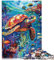 Puzzles für Erwachsene, lebendige Schildkröte, 1000-teiliges Holzpuzzle für Erwachsene und Kinder ab 12 Jahren, Spielzeug-Intellektuelles Spiel, Größe: 50x75 cm