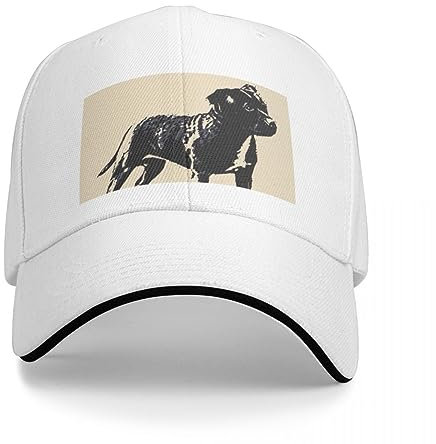 Basecap Stafshire Bullterrier Conte Style Cap Baseballkappe Sportkappen neu in Hutmützen für Frauen Herren