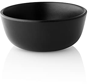EVA SOLO | Nordic Kitchen Schüssel 0,5l Ø16cm | Spülmaschinen- und mikrowellengeeignet | Schwarzes Steinzeug | Dänisches Design und Funktionalität | Werkzeuge Küchenhelfer und Zubehör