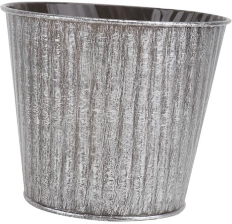 Abaodam 1 Stück Vintage-Blumentopf Für Zimmerpflanzen Mini-Pflanzen Metall-Mülleimer Lichthausdekorationen Für Zuhause Tischdekoration Gartendekoration Pflanzgefäß Blumenvase
