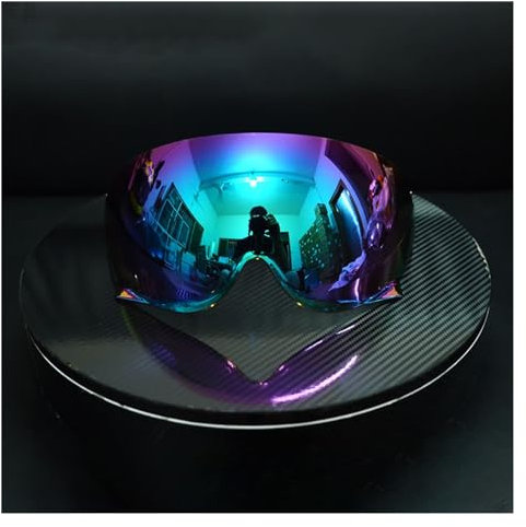 Helmlinse Compatible with JO EX-Zero CJ-3 Motorradhelm Visier Brille Schild Zubehör Windschutz Anti-Kratzer,Motorradhelm