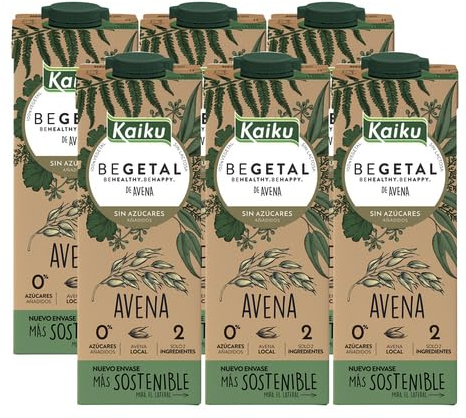 Kaiku Bebida de avena sin azúcares añadidos Kaiku Begetal 6 x 1 l.