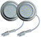 ruehalf 2 Piezas 12V DC 220V 1,5 W Extractor Ventilador Bombilla 55mm Agujero de Corte Campana extractora luz LED Mini luz de ventilación (Color : 220V AC White, Size : No)