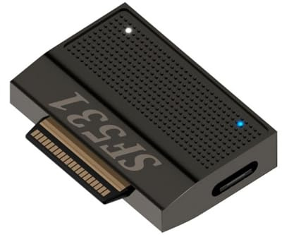 CY Adapter magnetisch auf USB 3.1 Typ-A & 15 V Typ-C USB-C Datenladung SF531 für Surface Pro9 Pro8 Pro7 Pro6 Pro X Go Book