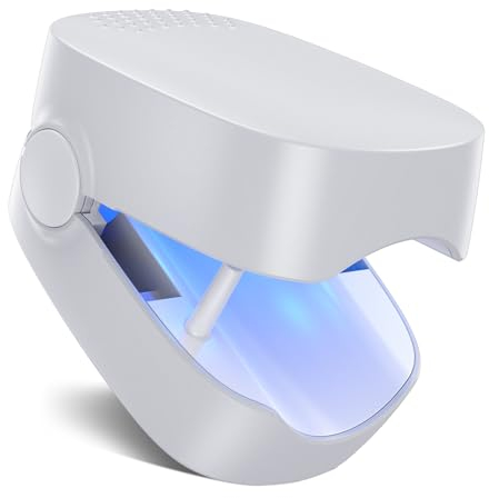 Berrlly Nail Fungus Laser Device,Anti-Fungal Nail Treatment for Toenails and Fingernails,Portable Antifungal Laser with Type-C,460nm Blue Light Removes Nail Fungus,Skin-friendly,Safe & Reliable(White)