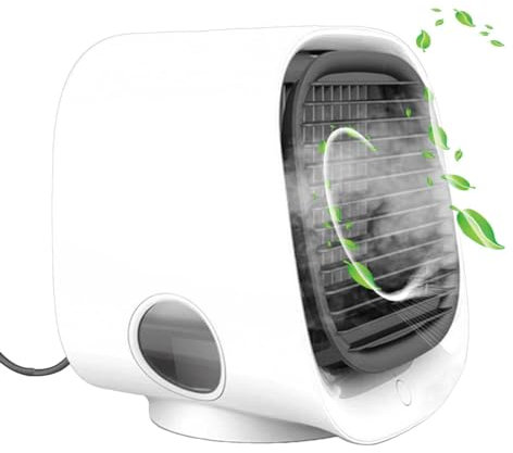 aire acondicionado portátil | Aire acondicionado de escritorio - enfriador de aire portátil, aire acondicionado personal de 3 velocidades, ventilador de refrigeración de escritorio para