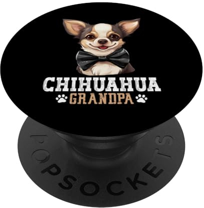 Chihuahua Opa Hundeliebhaber Chihuahua Hund Vatertag PopSockets mit austauschbarem PopGrip