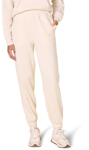 Amazon Essentials Pantalon de Jogging Décontracté, Taille Haute (Disponible en Grandes Tailles) Femme, Avoine Chiné, M