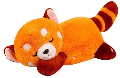 TOPLITHE Roter Panda Kuscheltier, Plüsch Großer Roter Panda Plüschtier Süßes Spielzeug for Freundin Geburtstag Mädchen Jungen Weihnachtsdekoration(90cm/35IN)