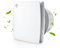 WingFly Ventilatore da Bagno 100 mm con Sensore di umidità, Ventola di scarico regolabile, Ventilatore da parete Timing Silent, Valvola di ritiro 95 m³/h, 12 Watt/34 dB per bagno, WC