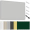 Sonnensegel wasserdicht, rechteckig 2x2.5M, Sonnenschutz Terrasse, UV-Schutz, wetterfest, ohne Bohren. Hergestellt aus 100% Polyester, Schattierungsnetz mit Ösen und Seil für Pergola, Hellgrau