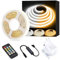 PAUTIX COB LED Tira Luz 5M CCT Blanco Sintonizable 2700K-6500K,Regulable 24V 3200LEDs LED Strip Light Kit,Con Función de Memoria para Armarios Dormitorios y Otra Decoración de Interiores DIY