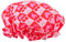 SMUG Shower Cap - Waterproof Shower Cap with Elastic Lining - Three Prints Available - Showers, Cooking, Spa Salon, Sleeping, Makeup - Shower Caps For Women UK Long Hair Short Hair - Sweet Cherry