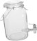 Abaodam Tanque De Vino Tarro De Cristal Con Tapa Recipiente De Agua Para Nevera Frascos Jarra De Agua Botellas De Jugo Para Hacer Jugos Frasco Vidrio Transparent