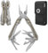 Pinza crimpatrice, Pinza multiuso Desert Tan 16 in 1 in acciaio inossidabi con coltello multiuso tattico, cacciaviti per professionisti
