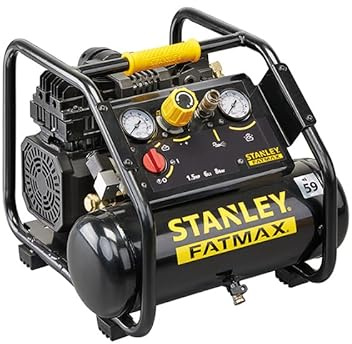 Stanley FMXCMS156HE FatMax® SILTEK Compressor 1.5 HP 8 Bar, Utilises oilless Technology, no Need in Maintenance and Respect The Environment.