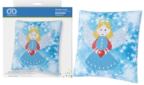 DIAMOND DOTZ DPP2 Kits, Angel, 18 x 18cm