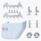 Haishine Kettenraddeckel für Stihl 017 018 MS170 MS180 MS210 MS230 021 023 025 MS250 Kettensäge mit Mutter Schrauben Bumper Spike Zubehör Ersetzen OEM 1123 640 1705