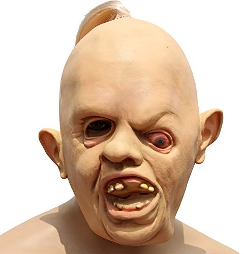 HAORONG Sloth Latex Maske Deluxe Goonies Halloween Fancy Kleid Kostüm 80er Jahre