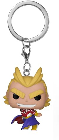 Funko Pop! Keychain: MHA - All Might - (Silver Age) - My Hero Academia Novelty Keyring - Collectable Mini Figure - Stocking Filler - Gift Idea - Official Merchandise - Anime Fans - Backpack Decor