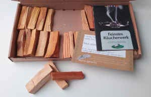 Kleine Stärkung: Palo Santo Räucherhölzer 24Stk feine Kurze Stäbe je ca 2-3 g, 1x1x5 cm lang, Holzstäbe aus Peru