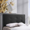 Carla Kopfteil für Bett, 140x60x8 cm Farbe schwarz