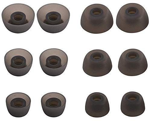 BLLQ Ersatz-Ohrstöpsel, passend für die meisten kabellosen Stereo-Kopfhörer, kompatibel mit Soundcore Liberty, Truengine SE, Echo Buds usw. S/M/L, 3 Größen, 6 Paar, 12 Stück