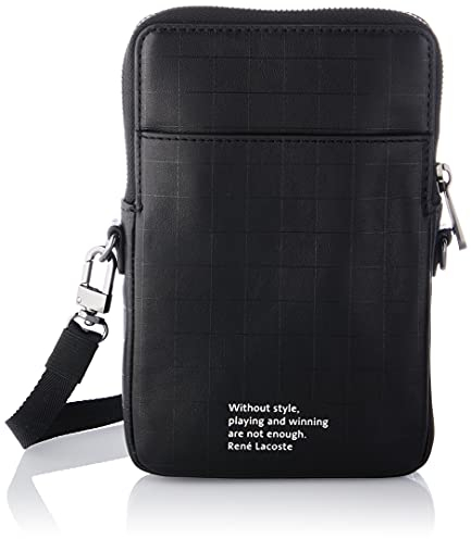 Lacoste Herren NH3294HT Reisezubehör-Brieftasche, Noir, Einheitsgröße