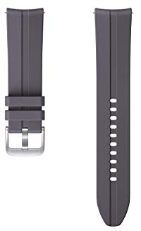 Samsung Ridge Sport Bracciale ET-SFR84 per Galaxy Watch3 con 22 mm, cinturino sportivo in fluoroelastomero grigio