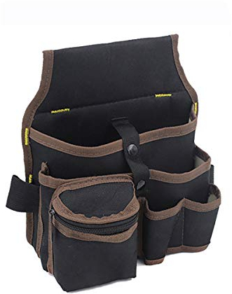 Werkzeugtasche für Elektriker, Werkzeuggürtel, Werkzeugtasche mit 7 Taschen, für Garten, Elektriker, Schreiner, Klempner, Techniker und Maler