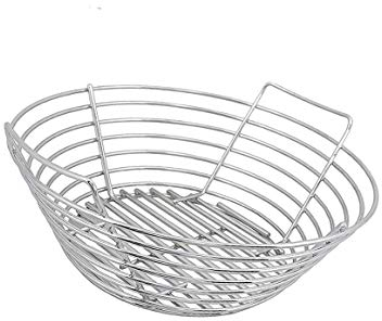 Dongftai SZ1D (1-Pack) Basket Stainless Steel Charcoal Ash Basket for Large Big Green Egg Grill, Kamado Joe Classic, Primo Kamado Grill, and Large Grill Dome, Heavy Duty Stainless Steel