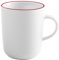 KAHLA 575335A69971C Pronto Line Becher 0,35 l Line cherry red | Becher mit roter Linie aus Porzellan