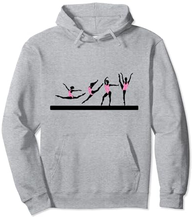 Gymnastik Akrobatik Mädchen Vier Kampfgymnastik Pullover Hoodie