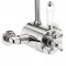 Thermostatic Traditional Exposed Shower Mixer Valve 135mm 165mm Centres 3/4 Top