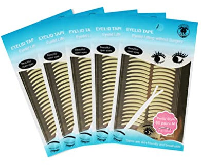 Sodacoda Augenlid Tape - Schlupflid Lifting ohne OP - Augen-Lid Aufkleber für Schöne Augen - (5x60 Pretty (M))