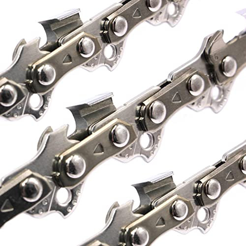 3 catene per sega a scalpello completo, lunghezza di taglio 40 cm, 3/8 LP 56TG, 1,3 mm, compatibili con Einhell MKS 1940, MKS 35/35