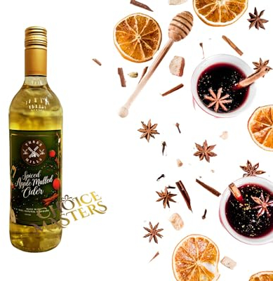 Spiced Apple Cider - 3.4% Alc/Vol - Vegan, Gluten Free Aromatic, Fruity And Spiced Mulled Wine - Perfect Winter Warmer 750ml