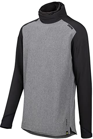 IXS Carve Digger Tech Sweatshirt grau/schwarz