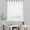 HOMEYA - Cortina Cocina Translúcida 140x180cm - Visillo Transparente Estampado para Ventana, Marco de puerta - 1 Unidad