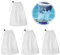 Lot de 12 Sacs de récupération de Rechange, en Filet, avec Cordon de Serrage, pour aspirateur de Piscine, pour Attraper Les Feuilles et Les Petites saletés