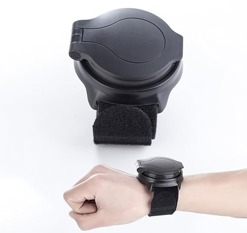 Fahrradrückspiegel Mountainbike-Rückspiegel-Armband, Fahrrad-Armband-Rückspiegel für Radfahren, Geeignet für Mountainbikes und Straßenräder, 360° Drehbar, Verstellbar, Sicheres Fahren.