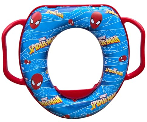 Réducteur WC pour enfants Spiderman Marvel adaptateur WC universel avec poignées