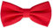 Ladeheid Elegante Herren Fliege - Hochwertig, Matt, Verstellbar, Perfekt für Hochzeit, Party, Büro. Ideal für Männer, Frauen, Teenager BMM (12cm x 6cm, Rot)