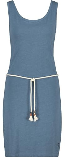 ALIFE and Kickin JenniferAK A Sleeveless Dress Damen Sommerkleid, Kleid Elemental Blue Melange XL