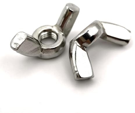 Ecrou Papillon M3 écrous à oreilles en acier INOX | Écrous à Ailettes | visserie Inoxydable A2 (V2A/304) forme américaine : LOT DE 5 Pcs - Premium Fixation