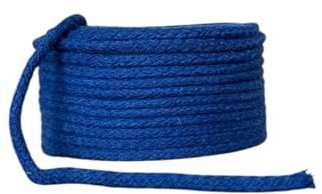 Baumwollkordel 5mm Kordel aus Baumwolle in 26 Farben (1625 - blau, 50 Meter)