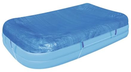 Piscine Couverture 305x183CM Bâche De Piscine Gonflable Rectangulaire - Bâche Protection pour Piscine Hors Sol Rectangulaire - Protection Contre La Poussière Et La Pluie 305x183CM